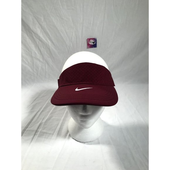 maroon nike visor
